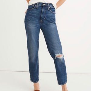 Madewell the Mom Jean, comfort edition, size 29